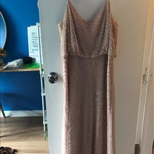 Adrianna Papell Pink prom/bridesmaid dress